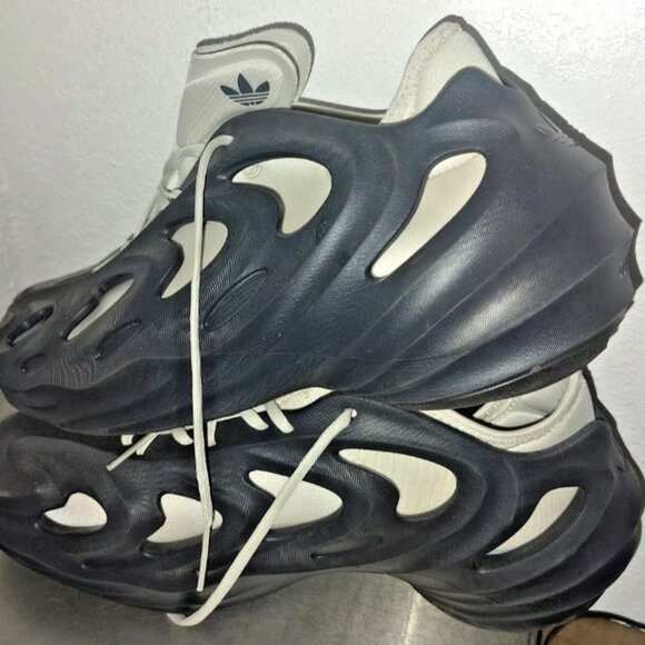 ADIDAS adiFOM Q Legend Ink Aluminum Men's Size 11.5 Athletic Tennis Shoes Laces - Picture 3 of 8